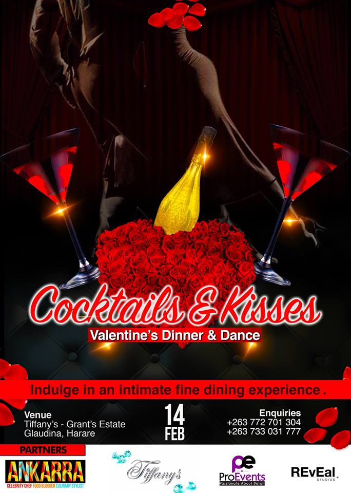Cocktails and Kisses Valentines Dinner Dance