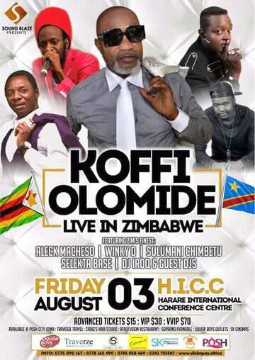 Koffi Olomide  in Zimbabwe